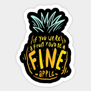 FINEapple Sticker